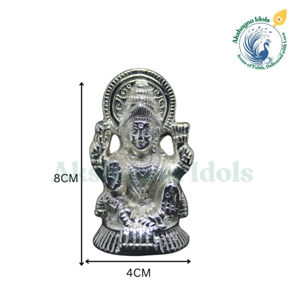 Premium German Silver Goddess Lakshmi Idol –Perfect for Puja & Gifting - Image 2