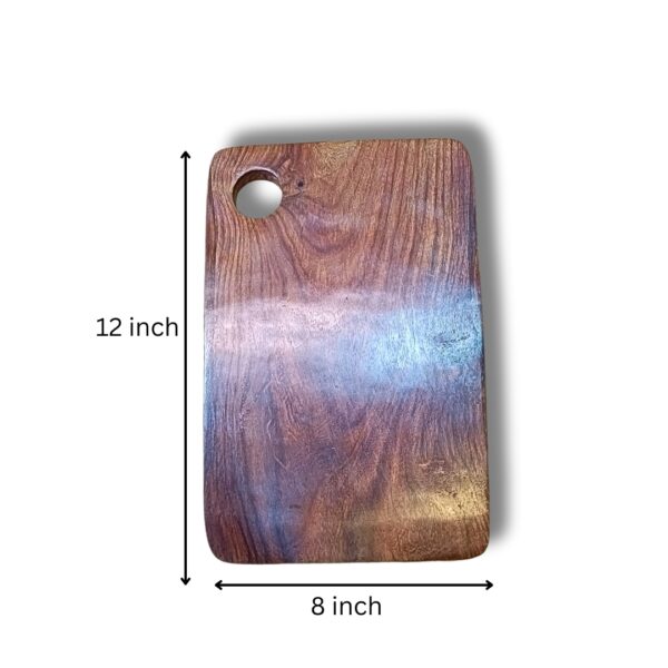 Premium Teakwood Chopping Board – 12 x 8 inch - Image 2